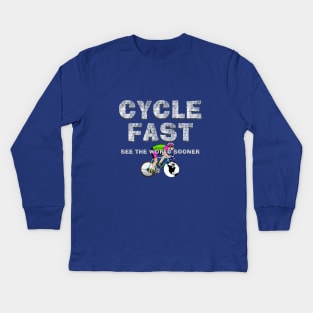 Cycle Fast Kids Long Sleeve T-Shirt